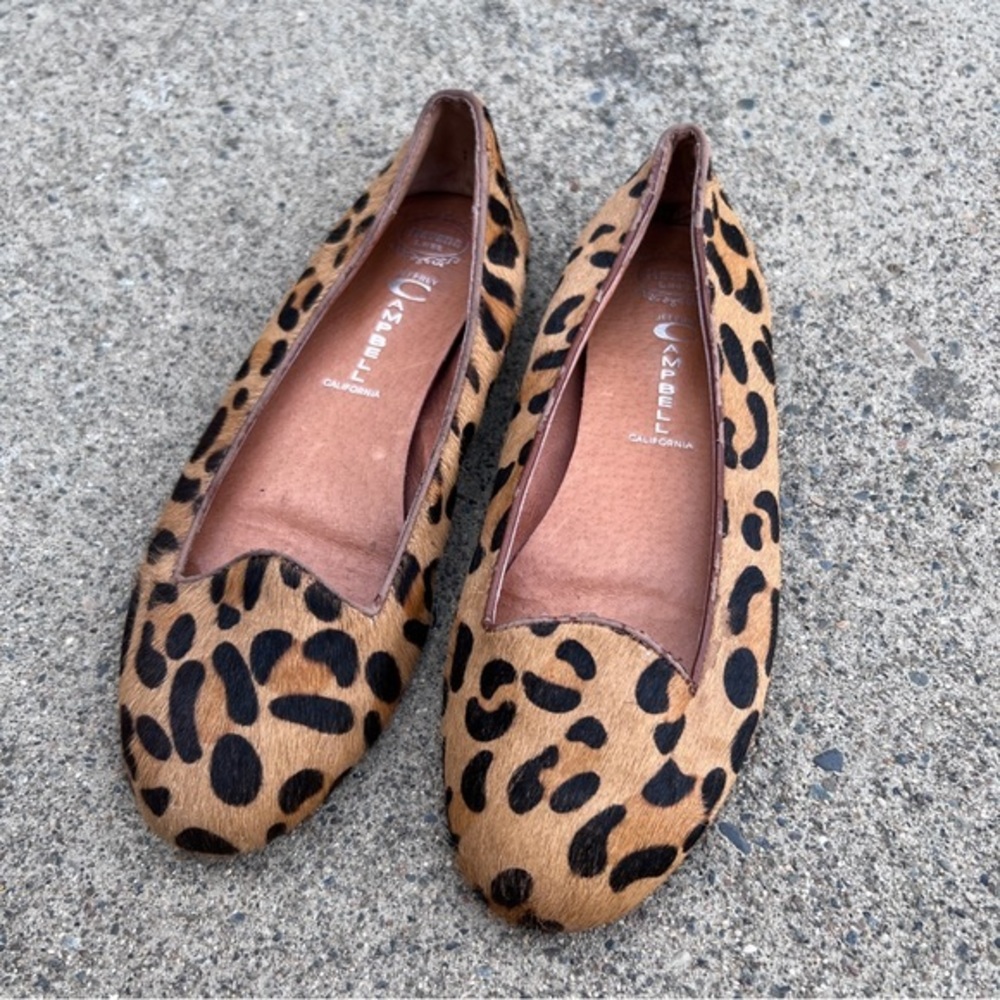Jeffrey Campbell | Upper Leather Leopard Flats